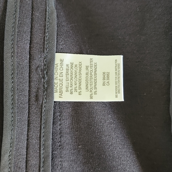 NWOT Theory Stretch Collarless Jacket Blazer Size 2 - Picture 4 of 8